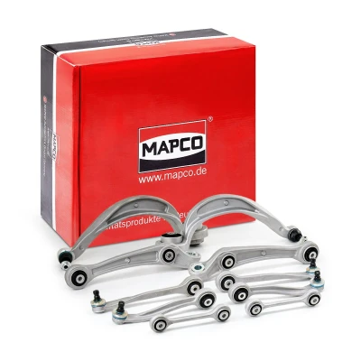 Immagine di MAPCO 53728 Kit braccio oscillante, Sospensione ruota Assale anteriore, Superiore, inferiore con barra d&#039;accoppiamento AUDI: A4 B8 Avant, Q5