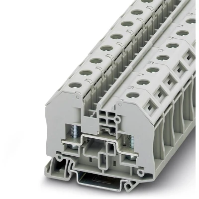Immagine di Phoenix Contact RT 5 3049026 Morsetto di collegamento a bullone Numero Poli (num): 2 0.1 mm² 6 Grigio 50 pz.