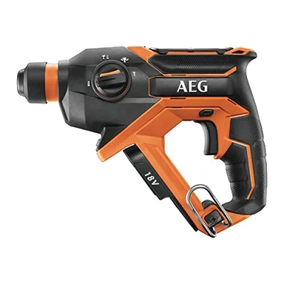 Immagine di AEG BBH18C 0 Tassellatore SDS Plus Compatto a Batteria 18V, Impugnatura Ergonomica, Non Inclusa, per Fori da 5.5 mm 16 mm, 4 Modalità di Lavoro