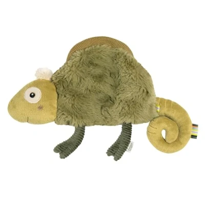 Immagine di Fehn Asciugamano camaleonte compagno di gioco, aiuto per addormentarsi &amp; panno peluche afferrare, sentire, coccolare e amare neonati bambini a partire da 0 mesi