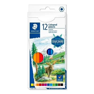 Immagine di STAEDTLER 146 C design Journey Astuccio cartone 12 Matite di colore assortiti