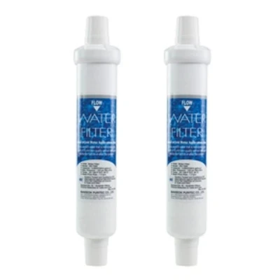 Immagine di Water Filter DD 7098 Filtro acqua esterno per frigoriferi compatibile con Siemens 00750558, Bosch Neff Sostituzione di 00497818 e Daewoo 3019974800, 3019974100 (Set 2)