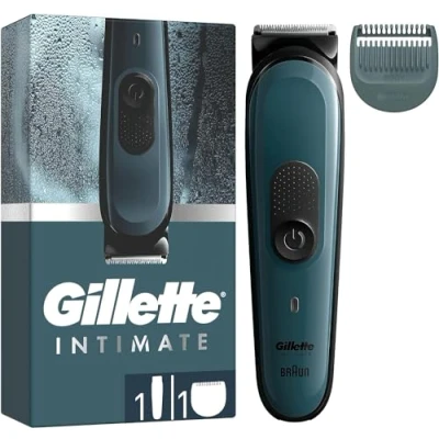 Immagine di Gillette Intimate Rasoio intimo, da uomo, I3, per zona intima Skinfirst, impermeabile, precisione e comfort una rasatura ottimale