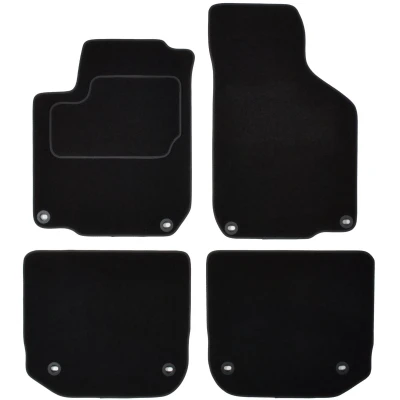 Immagine di MAMMOOTH A041 VW245 PRM 01 Set tappetino Tessile anteriore e posteriore 4 nero VOLKSWAGEN: New Beetle Hatchback, Cabrio