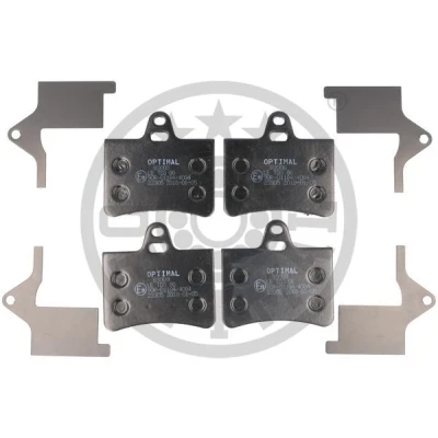 Immagine di OPTIMAL BP 83000 Kit pastiglie freno Assale posteriore Non predisposto per contatto segnalazione usura CITROËN: C5 II Hatchback, Station Wagon