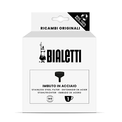 Immagine di Bialetti Ricambi, Include 1 Filtro a Imbuto, Compatibile con Venus, Kitty, Musa (1 Tazza)