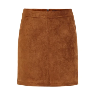 Immagine di Vero Moda Donnadina Gonna a tubino, Donna, Taglia: Large, Cognac