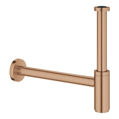 Immagine di Grohe Sifone per lavabo 1 1/4&quot;, 8 x 15 21 cm, in rame lucido spazzolato (Referenza: 28912DL0)