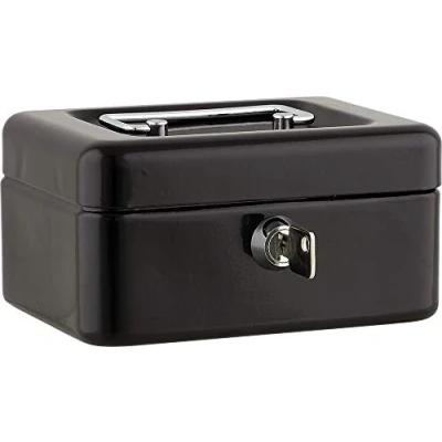 Immagine di Cassetta portavalori B 15.2 x H 8 T 11.5 cm Nero