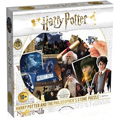 Immagine di Winning Moves ET LA PIERRE PHILOSOPHALE 500 PIECES Harry Potter Philosopher&#039;s Stone Pc Jigsaw Puzzle, Multicolore, 5036905039598