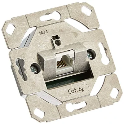 Immagine di Gira 245100, Scatola di allacciamento rete 1 modulo Cat.6A IEEE 802.3an