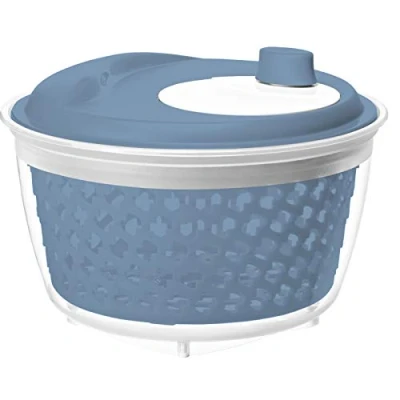 Immagine di Rotho Fresh Filatore di Insalata, Plastica (PP) senza BPA, Blu/Trasparente, 4.5 L, 25.0 x 16.5 cm