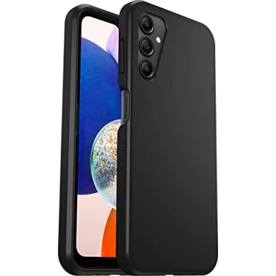 Immagine di OtterBox Cover per Samsung Galaxy A14 5G, Sleek, resistente a shock e cadute, testata norme anti caduta MIL STD 810G, Protezione Antimicrobica, Nero, Senza Retail Package