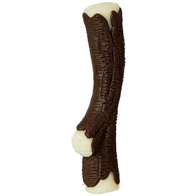 Immagine di Nylabone Bastone Stick Extreme Dog Chew Gusto Bacon Giocattolo masticabile mascelle Estreme Large per Cani Fino a 16 kg, Nylon, Misto, Medium