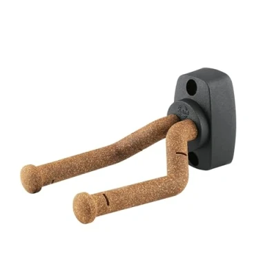 Immagine di K&amp;M 16280 Supporto da parete universale, per chitarre, sughero staffa mobile tutte le palette