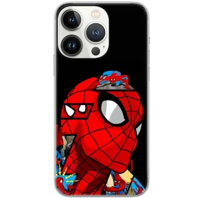 Immagine di ERT GROUP custodia per cellulare Iphone 13 PRO originale e con licenza ufficiale Marvel, modello Spider Man 042 adattato in modo ottimale alla forma dello smartphone, TPU