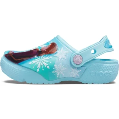 Immagine di Crocs Fldisneyfrozeniiclog T Zoccoli per bambini, Taglia: 20/21, Ice blue Sintetico