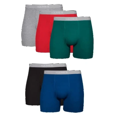Immagine di Hanes da uomo 7349Z5 5 pack esposti Waistband boxer slip (i colori possono variare) Assorted X Large