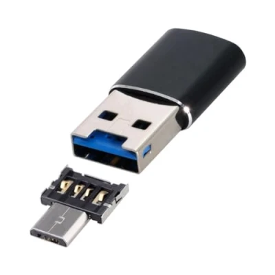 Immagine di chenyang Lettore di schede USB 3.0 portatile per Micro SD TF con adattatore OTG 5Pin