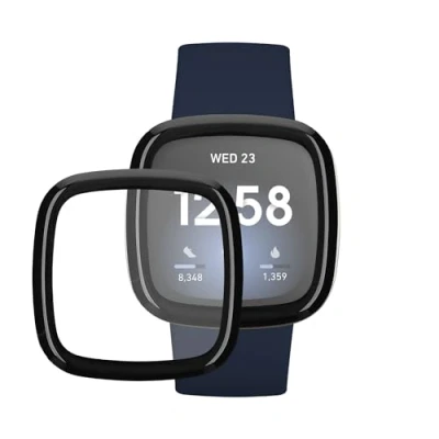 Immagine di kwmobile Pellicola Protettiva Smartwatch Compatibile con Fitbit Versa 3 Protezione Protettore Schermo Anti Impronte Antiurto Set 2 Pezzi