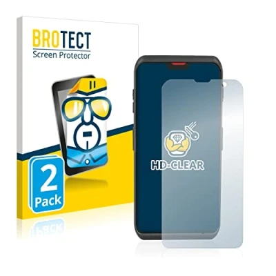 Immagine di brotect Pellicola Protettiva per Honeywell Scanpal EDA52/ EDA5S Protezione Schermo (2 Pezzi) [Trasparente, Anti Impronte]