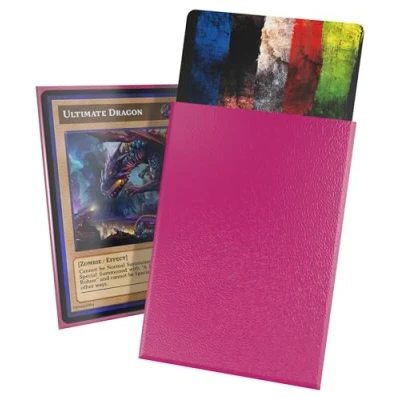 Immagine di Ultimate Guard Cortex Sleeves Japanese Size Matte (60) (62 x 89 mm), colore: Rosa