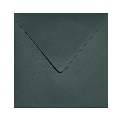 Immagine di Netuno 100 buste quadrate verde scuro 153 x mm 115g Sirio Color Royal green lettere colorate eleganti per inviti matrimonio compleanno Natale partecipazioni envelope invitation