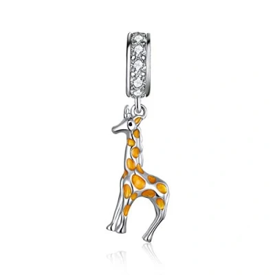 Immagine di ciondolo in Argento Sterling 925 con a forma di colomba, gatto, pesce, coniglio, gufo, scimmia, per braccialetti Pandora,