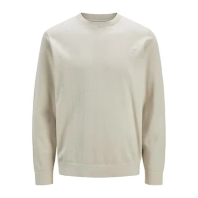 Immagine di JACK &amp; JONES Jprblamilano Spring Knit Crew Neck, Rivestimento Argento, M Uomo