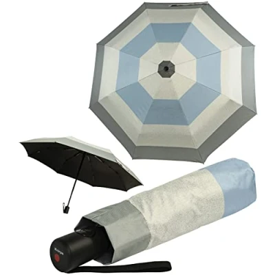 Immagine di Knirps Ombrello tascabile A.200 Medium Duomatic con protezione UV e calore Popy Blue