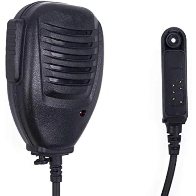 Immagine di Mengshen Impermeabile Microfono Original Waterproof Microphone Rainproof Shoulder Remote Speaker Mic Compatible with A58 BF 9700 Walkie Talkie Two Way Radio A58_M
