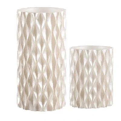 Immagine di Pauleen Cosy Pearl Candle 48119 cera con batteria e funzione timer 6H set di 2 candele a LED 0.4 W, Pendant light
