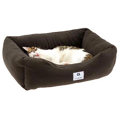 Immagine di Ferplast Cuscino Cane e Gatto COCCOLO MICROFLEECE, Cuccia in Caldo Soffice Micropile per Taglia Piccola, Lettino Cani Lavabile, 55 x 45 20 cm. Marrone