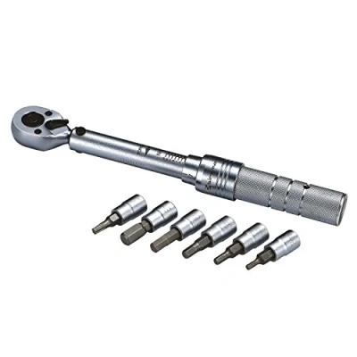 Immagine di BIRZMAN 12133116 Chiave dinamometrica, 1/4&quot;, 3 15 NM incl. Bits 8 Mm, T25, Colore: Argento