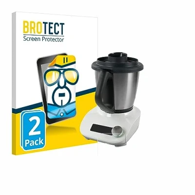Immagine di brotect Pellicola Protettiva per Vorwerk Thermomix Friend Protezione Schermo (2 Pezzi) [Trasparente, Anti Impronte]