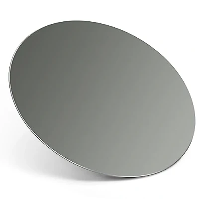 Immagine di TERRATUTOR Pad per Mouse in Metallo di Alluminio con Base Gomma Antiscivolo e Superficie Lega Micro Sabbiatura un Controllo Veloce ed Accurato Grigio Rotondo
