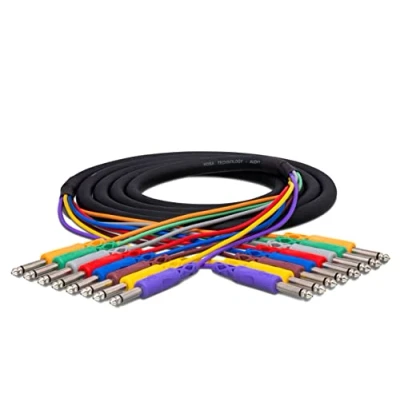 Immagine di Hosa CPP 803, Unbalanced Snake, 1/4 in TS to Same, 3 m