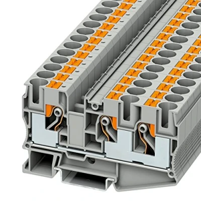 Immagine di Phoenix Contact PT 10 TWIN 3208746 Morsetto passante Numero Poli (num): 3 0.5 mm² Grigio 50 pz.