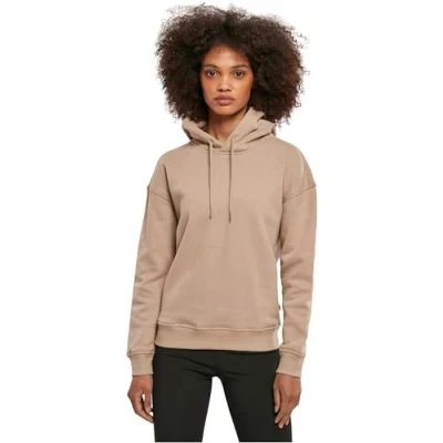 Immagine di Urban Classics Felpa con cappuccio, Donna, Taglia: 3XL, Softtaupe