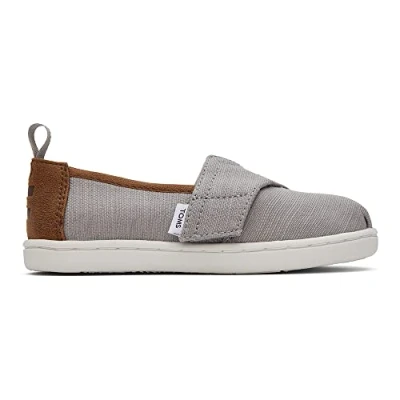 Immagine di TOMS Tiny Alpargata, Espadrillas Unisex Bambini e ragazzi, Drizzle Grey, 22 EU