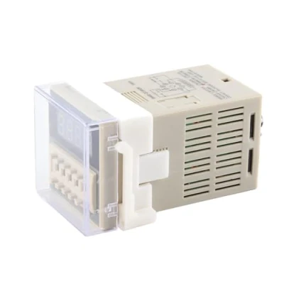 Immagine di O111ROM DH48S 2Z Display LCD Time Timer Relay 8 Pin 0.01S 9999H (24VAC/DC, 220VAC), staffetta