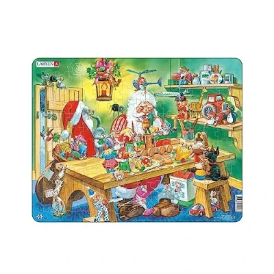 Immagine di Larsen EA2 Workshop Babbo, Puzzle Incorniciato con 140 pezzi