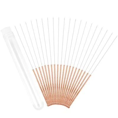 Immagine di 20 Pz Aghi Per Pulizia Ugelli 0.4mm Accessori Stampante 3D Strumento in Acciaio Inossidabile MK8 E3D MK10, Oro
