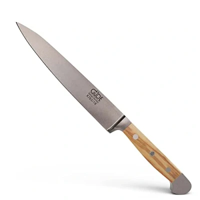 Immagine di GÜDE Solingen Coltello per filettare forgiato, 18 cm, legno d&#039;ulivo, ALPHA OLIVE doppio collarino, fatto a mano in Germania