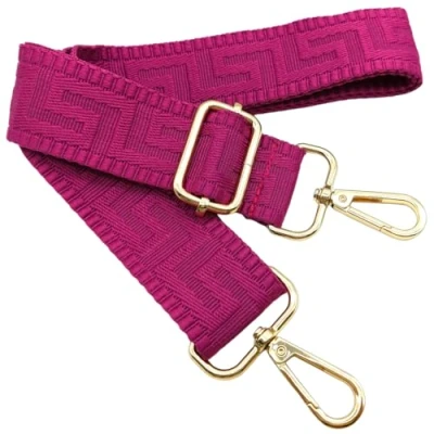 Immagine di Tracolla Regolabile Colorata per Borse Donna Rosa, 80 130cm Cinghia della Borsa con Gold Moschettone, Durevole Crossbody Borsa, Chitarra, Moderne Accessori, 3.8cm, 1319