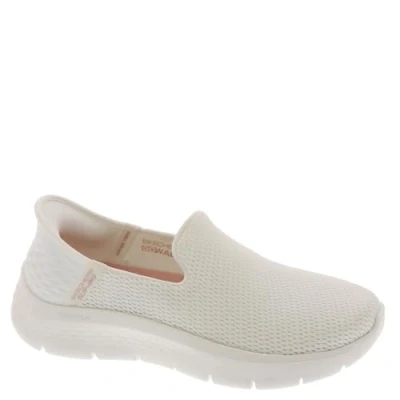 Immagine di Skechers Women&#039;s Hands Free Slip ins Go Walk Flex Relish, Scarpe da Ginnastica Donna, Bianco Crema, 39 EU Larga