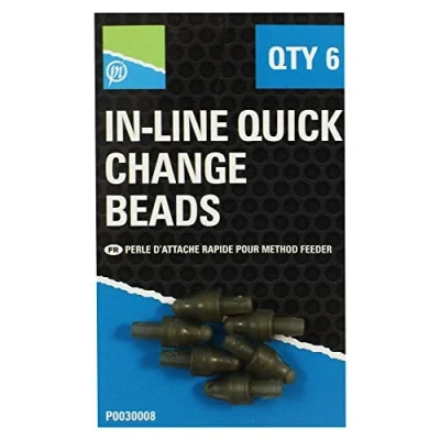 Immagine di Metodo di alimentazione del connettore perle Preston In Line Quick Change Beads (x6)