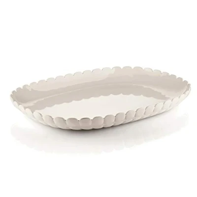 Immagine di Guzzini Tiffany, Vassoio L Grande Bianco Latte, 45 x 31 h4,5 cm 279600156