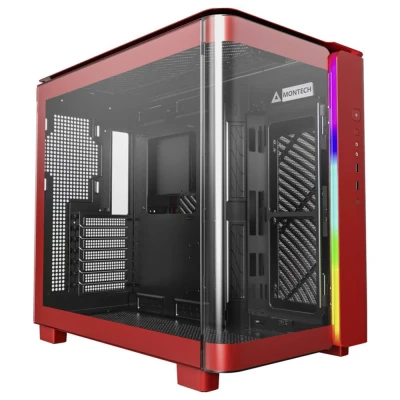 Immagine di MONTECH KING 95 Tempered Glass ARGB Midi Tower PC Case Rosso