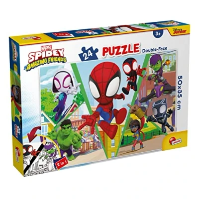 Immagine di Lisciani Giochi Marvel Puzzle DF plus 24 Spidey Let&#039;s challenge, 99672